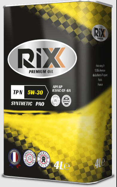 RIXX TP N SAE 5W-30 API SP-RC ILSAC GF-6A